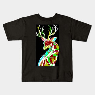 dear mister deer ecopop mexican venado art Kids T-Shirt